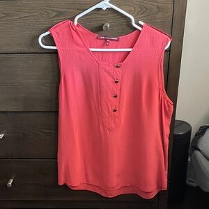 Comptoir Des Cotonniers Pink Sleeveless Blouse (European size 40, US size 6)